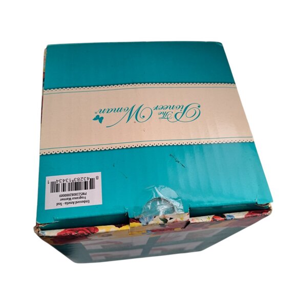 The Pioneer Woman Amelia Embossed Full Size Glass Fragrance Warmer Teal - Picture 7 of 7